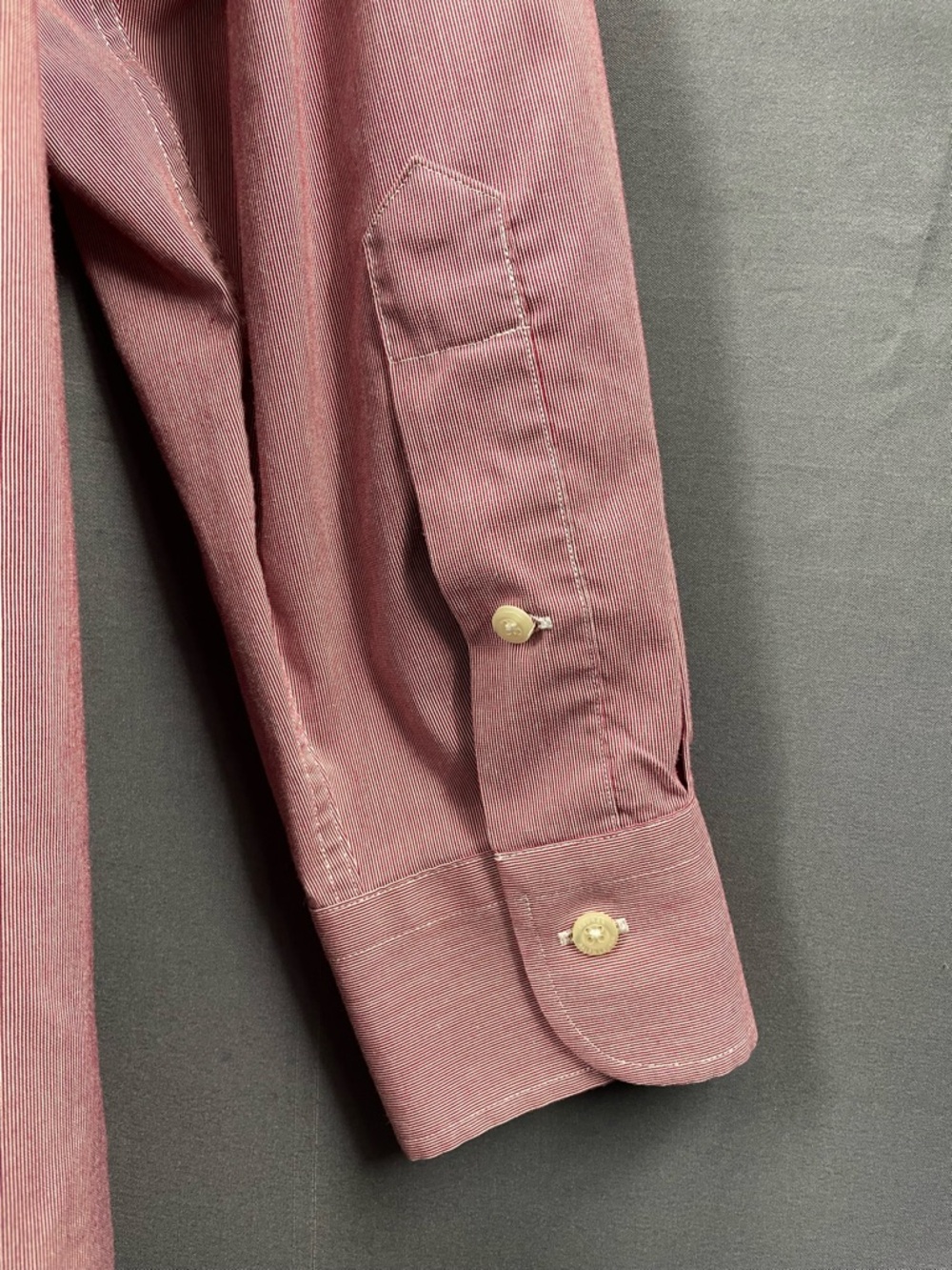 Lauren Ralph Lauren Pink Stripe Dress Shirt 17 32/33 — Professional Classic NWT - Picture 8 of 9
